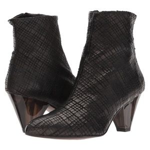 Free People Maribel Kitten Black Ankle Boots